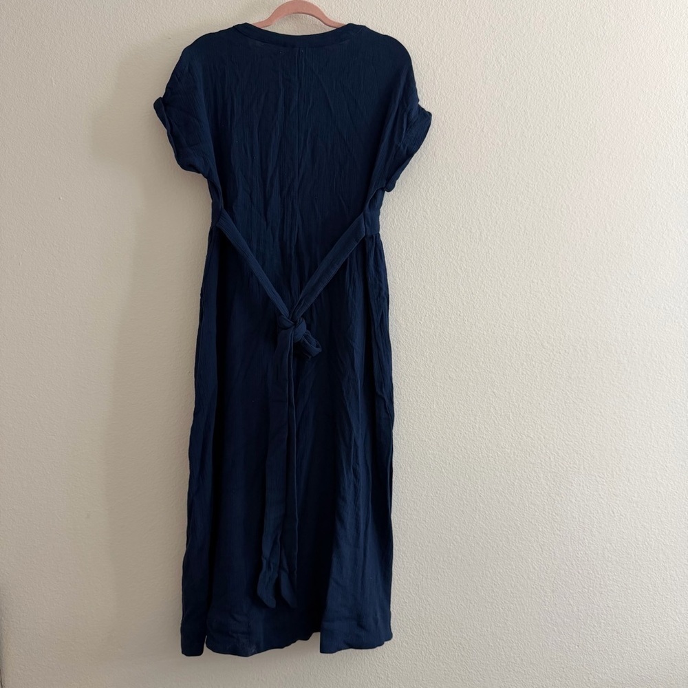 HATCH Maternity Women’s Indigo The Rosa Dress Size 0 NWT - Picture 4 of 5